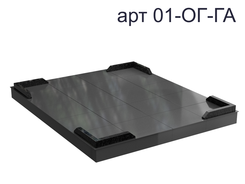 Ограда из гранита 01-ОГ