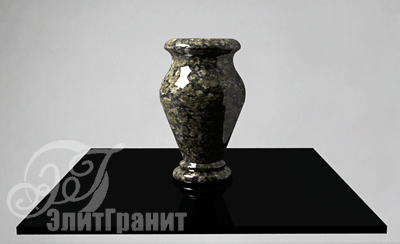 Ваза из гранита Baltic Green - купить в Минске